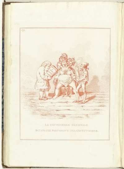 Il travaglio della Convenzione Nazionale, 1795 da Anonymous