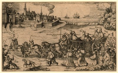 Pellegrinaggio dei gesuiti boemi e ungheresi espulsi alla casa di correzione di Amsterdam, 1619 da Anonymous