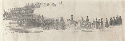 Funerale del defunto re Guglielmo II a Delft il 4 aprile 1849 da Anonymous