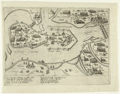 Assedio di Schenkenschans da parte degli spagnoli, 1599 da Anonymous