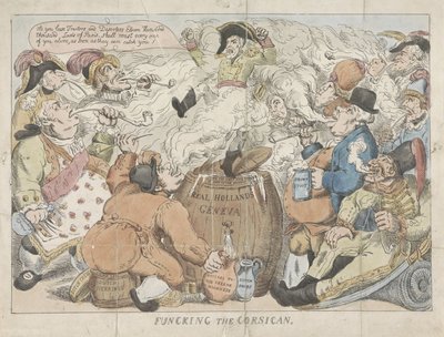 Caricatura del corsicano, 1813 da Anonymous