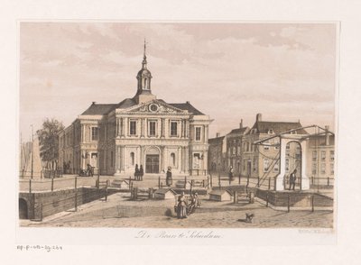 Edificio della Borsa a Schiedam da Anonymous