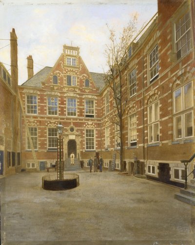 Cortile della Casa delle Indie Orientali ad Amsterdam da Anonymous