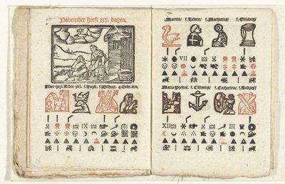 Pagine con la previsione per il mese di novembre, 1712 da Anonymous
