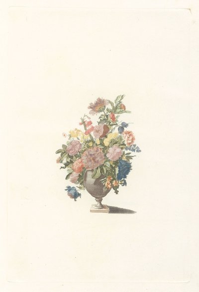 Vaso di fiori con peonie da Anonymous