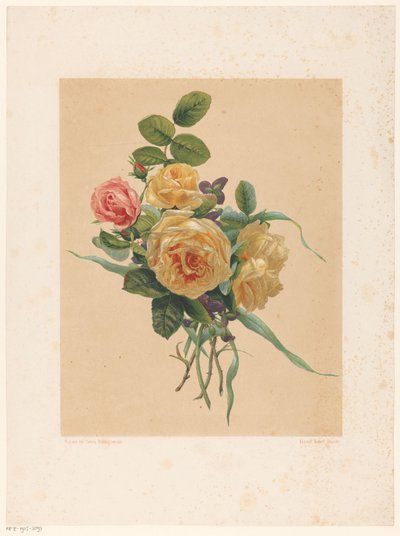 Bosco di rose e viole da Anonymous