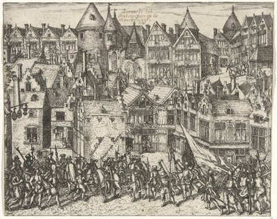 Rivolta calvinista a Anversa sedata, 1567 da Anonymous