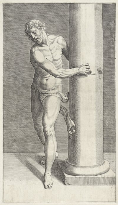 Cristo alla colonna della flagellazione (Flagellazione di Cristo) da Anonymous