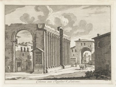 Colonnato di San Lorenzo a Roma da Anonymous