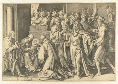 De aanbidding der koningen da Anonymous