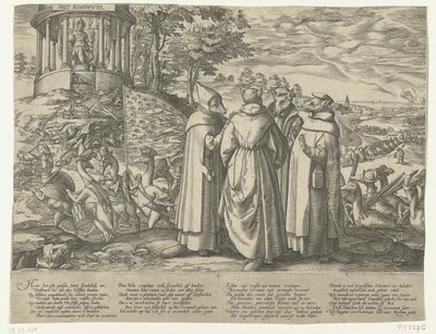 Le oche scacciano le volpi, ca. 1572 da Anonymous
