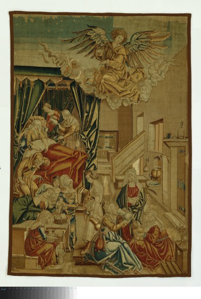 La nascita della Vergine Maria (La vita della Vergine Maria) da Anonymous
