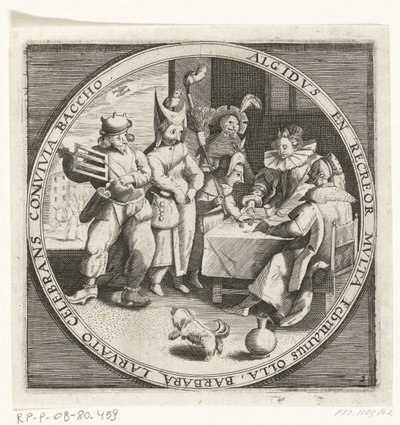 Il mese di febbraio, Carnevale, ca. 1600 da Anonymous