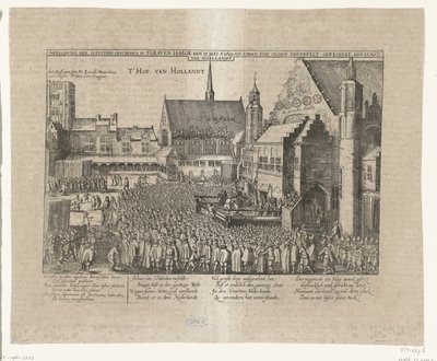 Decapitazione di Johan van Oldenbarnevelt, 1619 da Anonymous