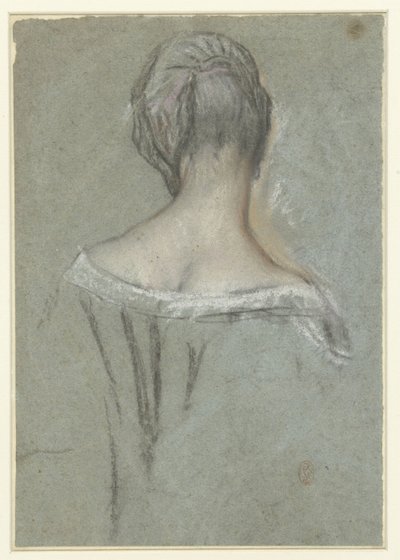Elegante signora, vista da dietro da Anonymous