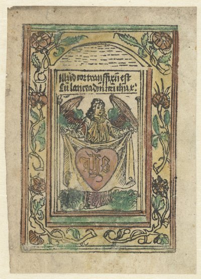 Angelo con sacro cuore da Anonymous