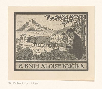 Ex libris di Aloise Kučika da Anonymous