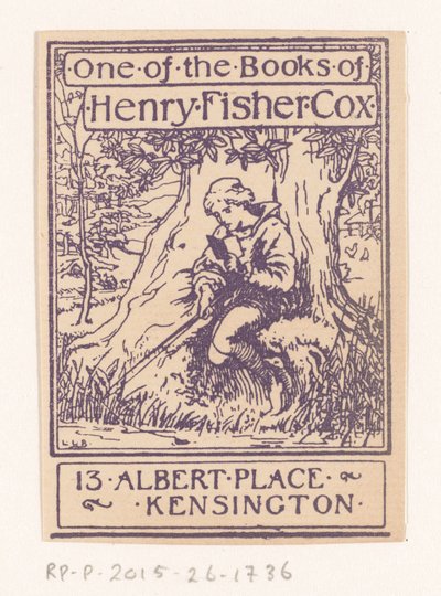 Ex libris di Henry Fisher Cox da Anonymous