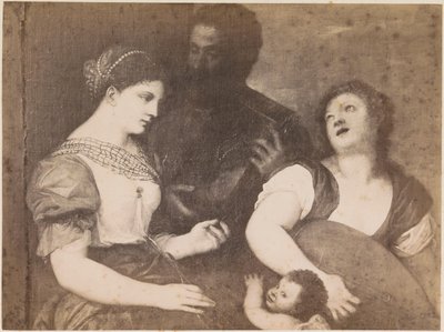 Fotoreproduzione del dipinto Allegoria dell
