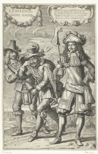 Caricatura francese sulla perdita di Gand, 1678 da Anonymous