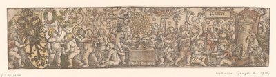 Fregio con una rappresentazione allegorica dell