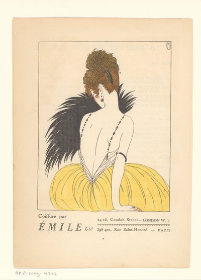 Gazette du Bon Ton, 1920 - No. 2, X: Acconciatura di Émile da Anonymous