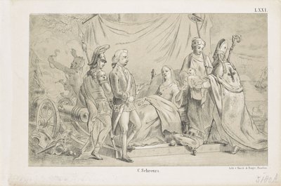 Nascita del principe Guglielmo Federico Giorgio, il futuro re Guglielmo II, 1792 da Anonymous