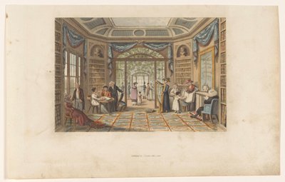 Compagnia in una Biblioteca da Anonymous