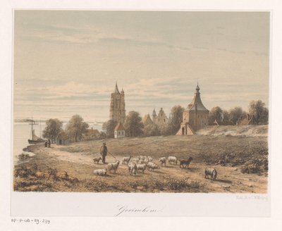 Veduta di Gorinchem da Anonymous