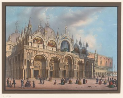 Veduta della Basilica di San Marco a Venezia da Anonymous