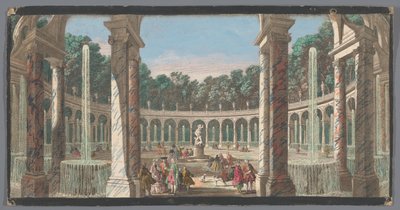Vista sulla Colonnade nel Giardino di Versailles da Anonymous