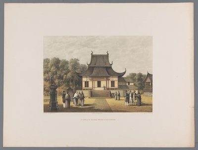 Veduta del tempio di Gozinzie vicino al villaggio di D