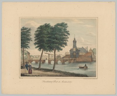 Veduta della Porta di Haarlem ad Amsterdam da Anonymous