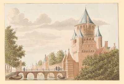 Vista della Porta Piccola di Haarlem da Anonymous