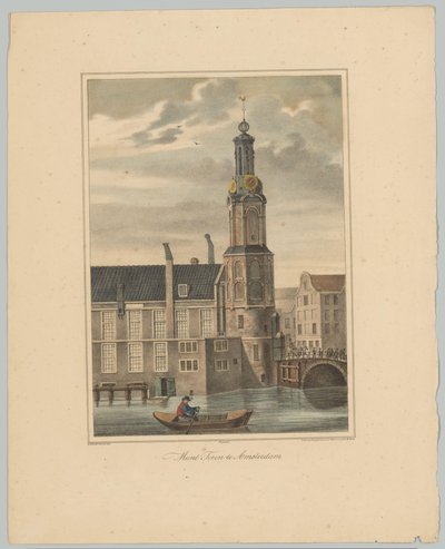 Vista sulla Munttoren ad Amsterdam da Anonymous