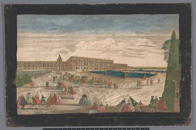 Vista sul Giardino di Versailles e il Palazzo di Versailles da Anonymous