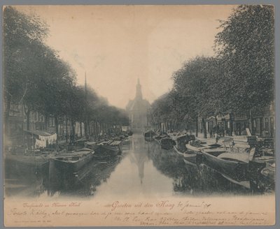 Veduta del Turfmarkt e della Nieuwe Kerk a L