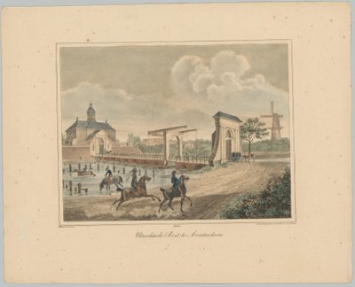 Veduta della Porta di Utrecht ad Amsterdam da Anonymous