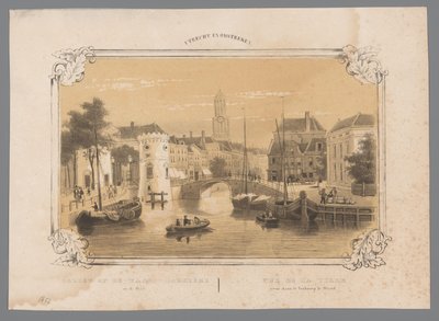 Vista sulla Waard-Barrière a Utrecht da Anonymous