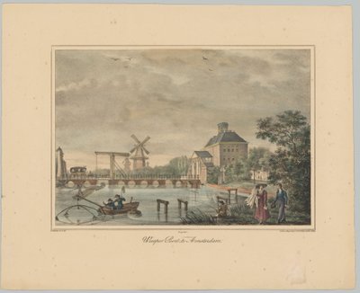 Veduta della Porta di Weesper ad Amsterdam da Anonymous