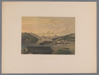 Veduta della baia di Nagasaki (Souvenir del Giappone) da Anonymous