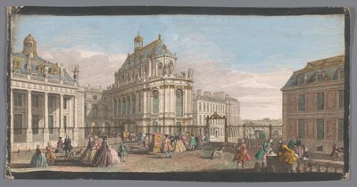 Vista della cappella del Palazzo di Versailles da Anonymous
