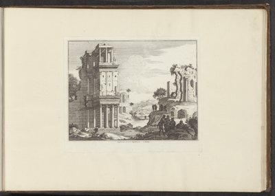 Vista delle rovine del Settizonio a Roma (serie: Palazzi e monumenti a Venezia, Livorno, Napoli e Roma) da Anonymous