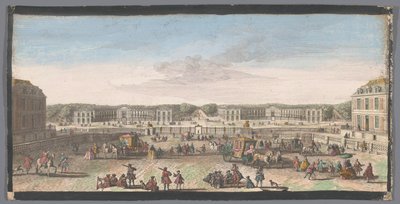 Veduta delle scuderie del Palazzo di Versailles da Anonymous