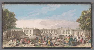 Vista della facciata del Grand Trianon nel Giardino di Versailles da Anonymous