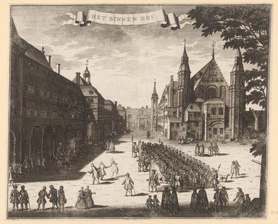 Veduta del Binnenhof a L