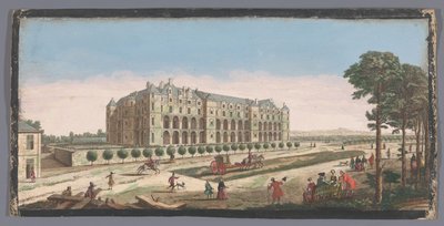 Veduta del Château de Madrid a Parigi da Anonymous