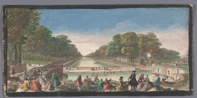 Veduta del Grand Canal nel giardino del Palais de Fontainebleau da Anonymous