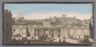 Veduta del Palais du Temple a Parigi da Anonymous