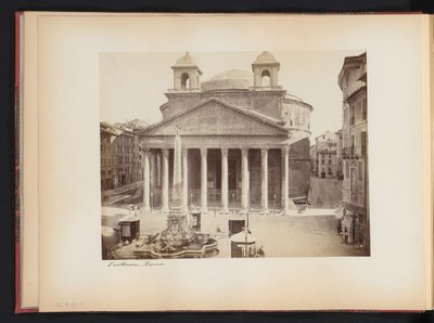 Vista del Pantheon a Roma da Anonymous